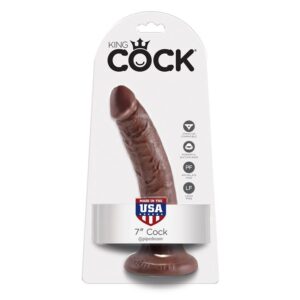 King Cock-Dildo Realist Marrone 17,8 cm con Ventosa 10 King Cock-Dildo Realist Marrone 17,8 cm con Ventosa — PIPEDREAMS · Dildo & Stimolatori (imaginea 5)