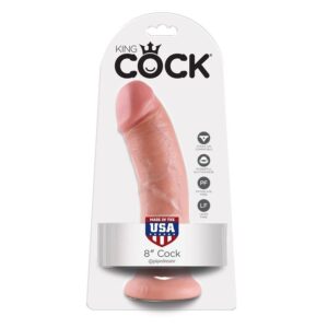 King Cock-8 Dildo Flesh 20.3 Cm-Ventosa 9 King Cock-8 Dildo Flesh 20.3 Cm-Ventosa — PIPEDREAMS · Dildo & Stimolatori (imaginea 4)