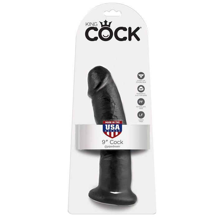 King Cock-9 Dildo Nero 22.9 Cm-Ventosa 4 King Cock-9 Dildo Nero 22.9 Cm-Ventosa — PIPEDREAMS · Dildo & Stimolatori (imaginea 4)