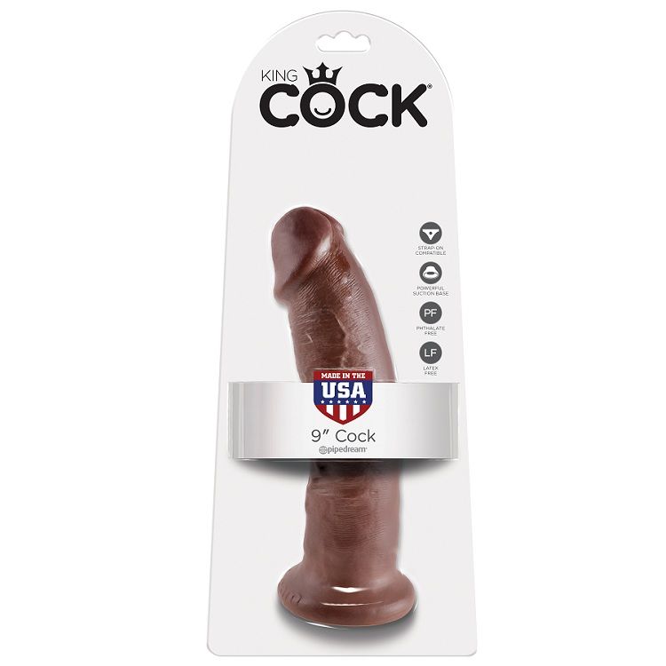King Cock-9 Dildo Marrone 22.9 Cm-Ventosa 4 King Cock-9 Dildo Marrone 22.9 Cm-Ventosa — PIPEDREAMS · Dildo & Stimolatori (imaginea 4)