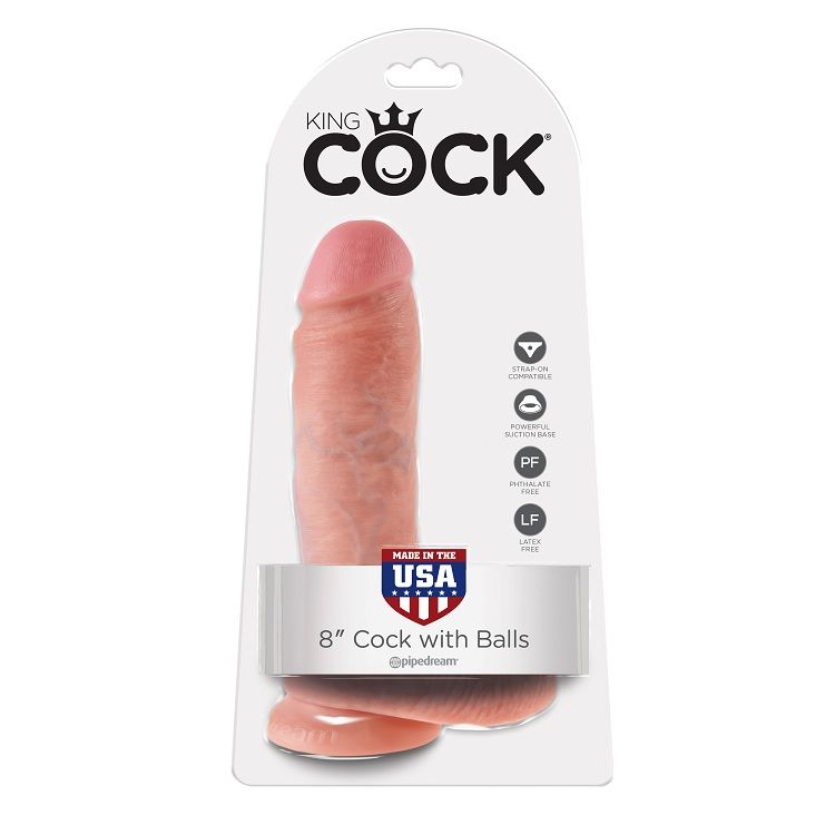 King Cock-Dildo 20,3 cm Flesh con testicoli-Ventosa 3 King Cock-Dildo 20,3 cm Flesh con testicoli-Ventosa — PIPEDREAMS · Dildo & Stimolatori (imaginea 3)