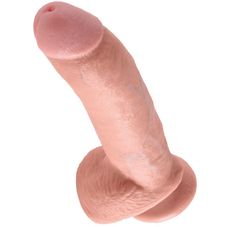 King Cock-9 Dildo Flesh con testicoli 22.9 Cm-Ventosa — PIPEDREAMS · Dildo & Stimolatori (imaginea 5)