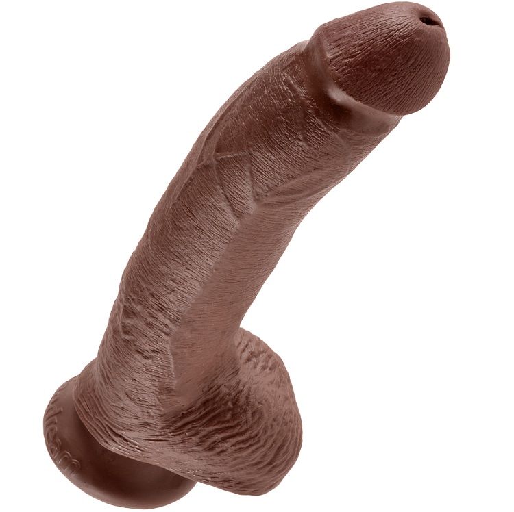 King Cock-Dildo 22.9 Cm Marrone con testicoli-Ventosa 4 King Cock-Dildo 22.9 Cm Marrone con testicoli-Ventosa — PIPEDREAMS · Dildo & Stimolatori (imaginea 4)