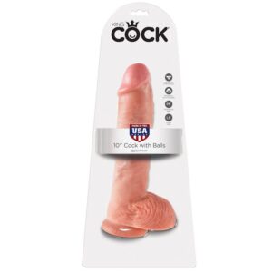 King Cock-10 Dildo Flesh con testicoli 26.5 Cm-Ventosa 10 King Cock-10 Dildo Flesh con testicoli 26.5 Cm-Ventosa — PIPEDREAMS · Dildo & Stimolatori (imaginea 5)