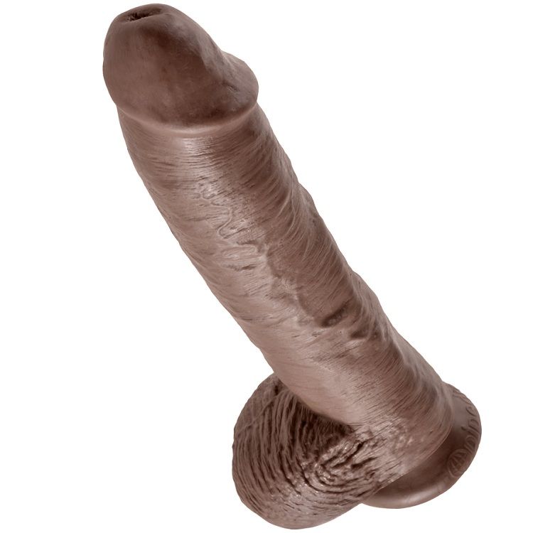 King Cock-Dildo 25.4 Cm, Marrone con Testicolo-Ventosa 3 King Cock-Dildo 25.4 Cm, Marrone con Testicolo-Ventosa — PIPEDREAMS · Dildo & Stimolatori (imaginea 3)