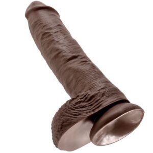 King Cock-Dildo 25.4 Cm, Marrone con Testicolo-Ventosa 7 King Cock-Dildo 25.4 Cm, Marrone con Testicolo-Ventosa — PIPEDREAMS · Dildo & Stimolatori (imaginea 2)