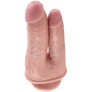 King Cock-Doppio penetratore Beige-Ventosa 10 King Cock-Doppio penetratore Beige-Ventosa — PIPEDREAMS · Dildo & Stimolatori (imaginea 5)