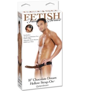 Fetish Fantasy Series-Strap-on Vuoto Chocolate Dream 25 cm — PIPEDREAMS · Anelli & Guaine per pene (imaginea 2)