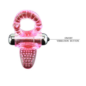 Baile For Him-Sweet Abs 10 Ritmi Anello Vibratore Rosa per Pene · Anelli & Guaine per pene (imaginea 5)