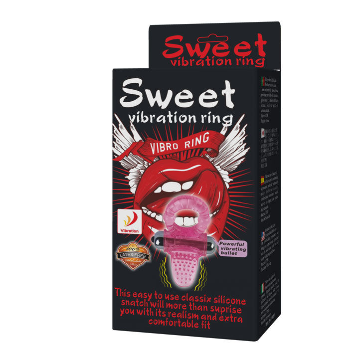 Baile For Him-Sweet Abs 10 Ritmi Anello Vibratore Rosa per Pene · Anelli & Guaine per pene (imaginea 7)