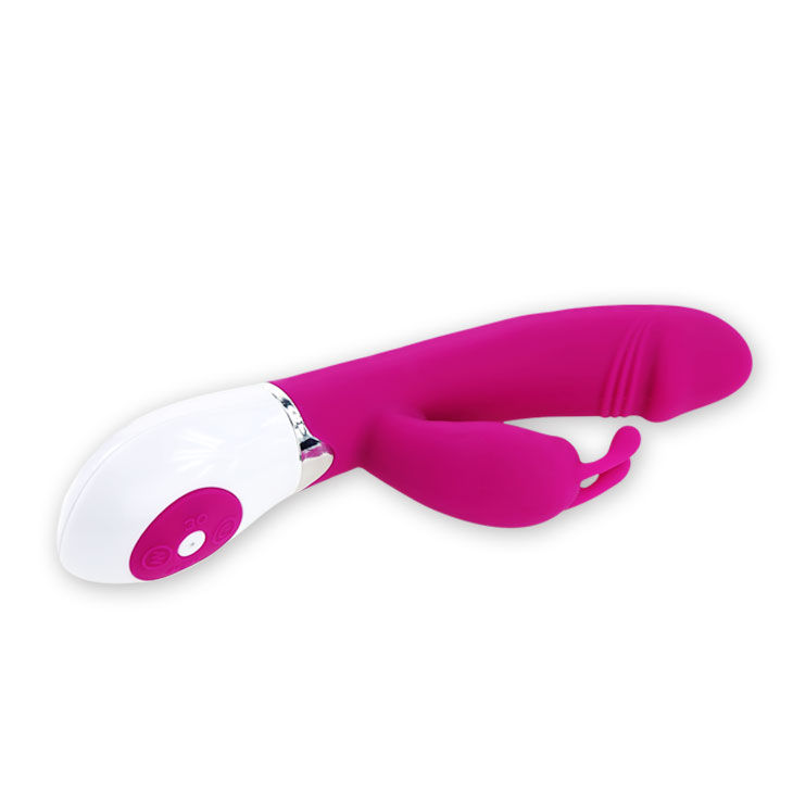 High Tech-Vibratore Flirt con Rabbit Gene-Silicone, 12 velocità — PRETTY LOVE · Vibratori (imaginea 7)