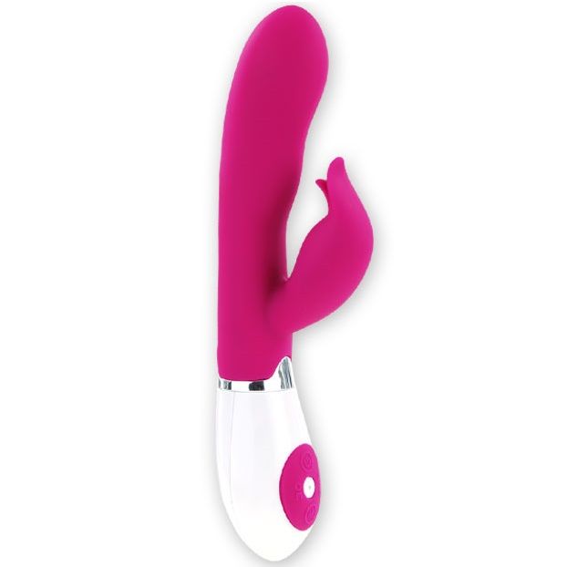 High Tech-Flirt Vibratore con Felix Stimolatore-Silicone, 12
