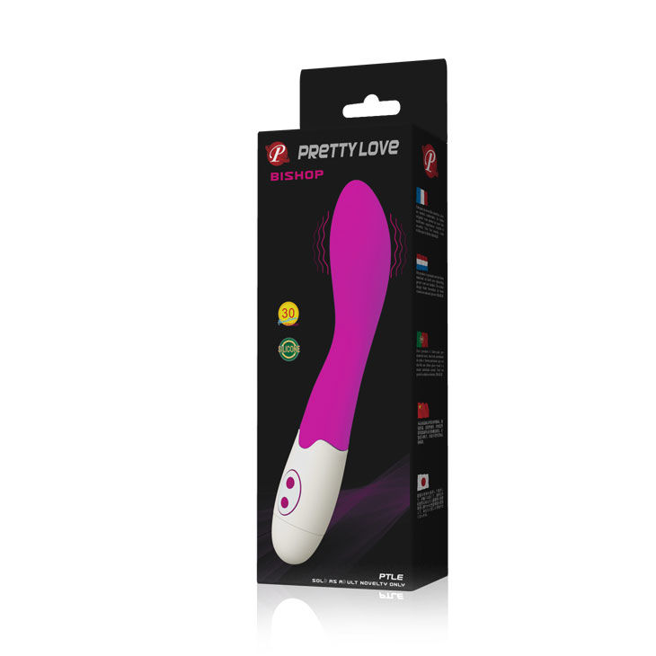 High Tech-Flirt Bishop Vibratore-Silicone, 12 velocità, Silenzio — PRETTY LOVE · Vibratori (immagine 4)
