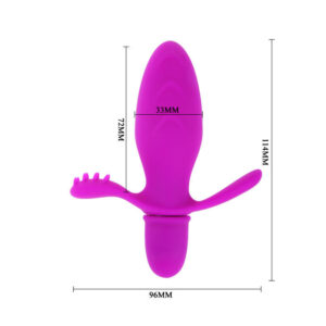 Anal Toys-Flirt Fitch Vibrator-Silicone, 10 velocità, Silenzio 17 Anal Toys-Flirt Fitch Vibrator-Silicone, 10 velocità, Silenzio — PRETTY LOVE · Vibratori (imaginea 7)