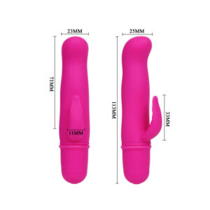 High Tech-Vibratore Stimolatore Blithe Lilla, Mini 12.7 cm — PRETTY LOVE · Vibratori (immagine 7)