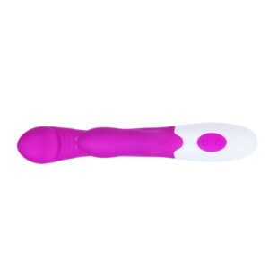 High Tech-Vibratore Stimolatore Andre Lilla/Bianco-Silicone — PRETTY LOVE · Vibratori (immagine 7)
