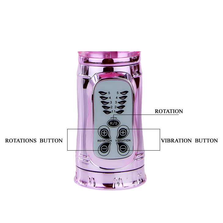Baile Rotations-Coniglio Pulsante Rosa Rampante Rotator-10 velocità 8 Baile Rotations-Coniglio Pulsante Rosa Rampante Rotator-10 velocità · Vibratori (immagine 8)