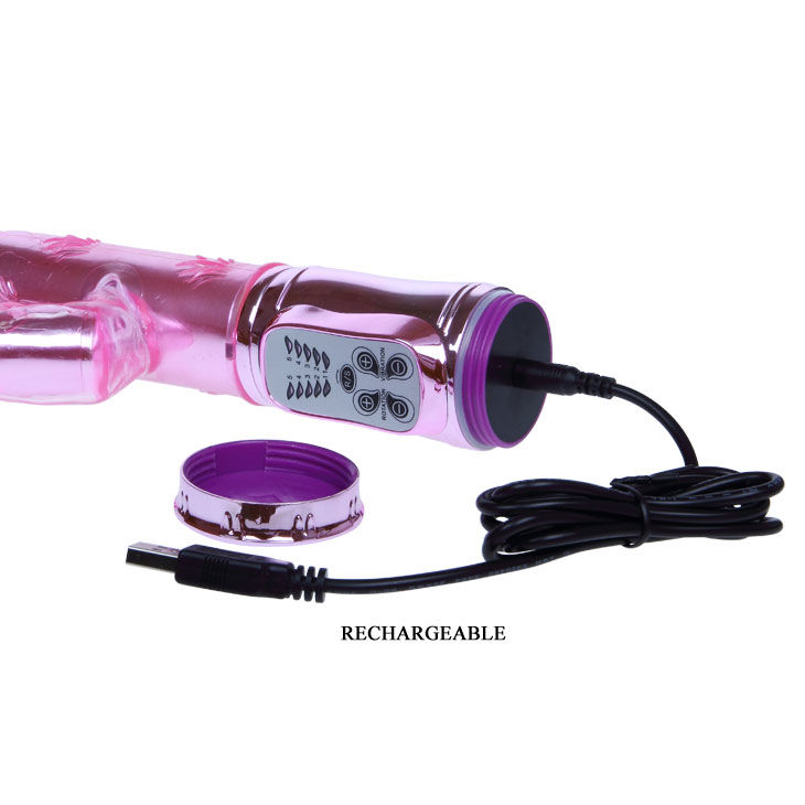 Baile Rotations-Coniglio Pulsante Rosa Rampante Rotator-10 velocità 9 Baile Rotations-Coniglio Pulsante Rosa Rampante Rotator-10 velocità · Vibratori (immagine 9)
