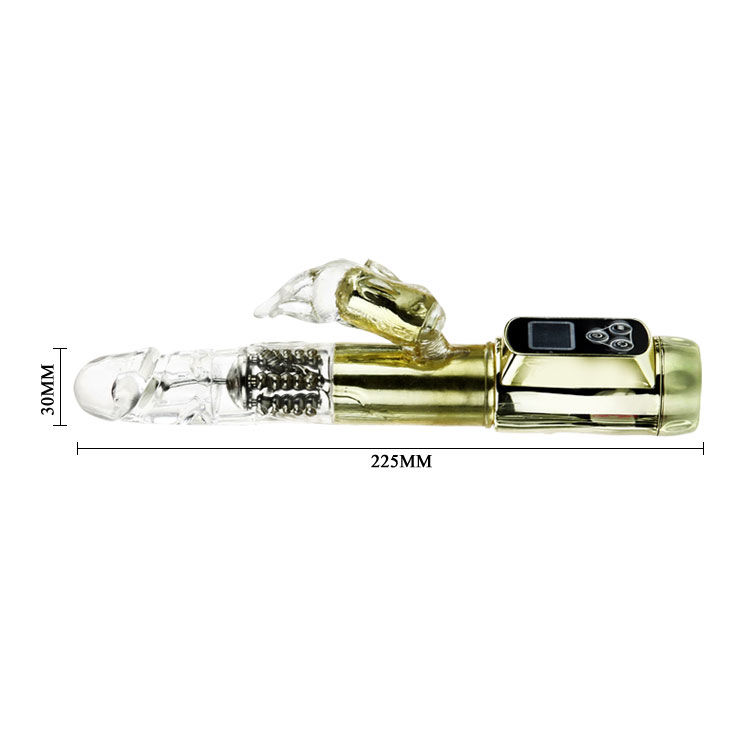 Baile Rotations-Rabbit Siberia Passion Gold Vibratore Doppio · Vibratori (immagine 7)