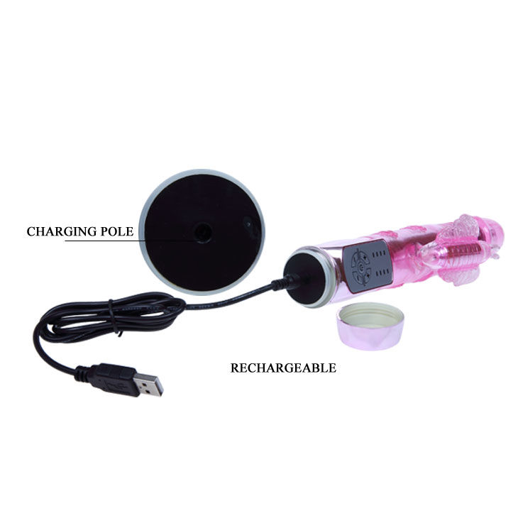 Baile Rotations-Us Rabbit Throbbing Butterfly Vibratore Rotativo · Vibratori (imaginea 10)