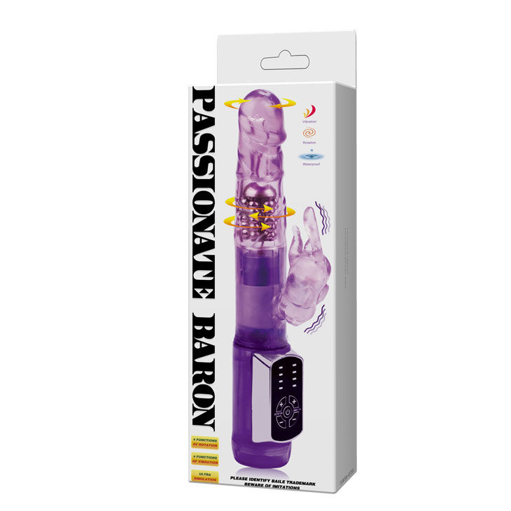 Baile Rotations-Us Rabbit Passion Baron-3 velocità, Impermeabile · Vibratori (imaginea 4)