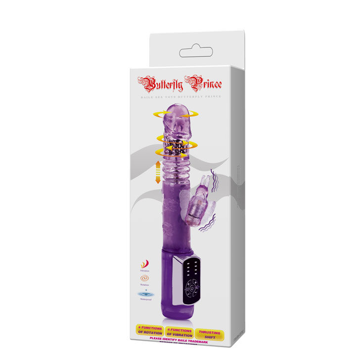 Baile Rotations-Us Rabbit Butterfly Prince-3 velocità, Rotazione · Vibratori (imaginea 4)