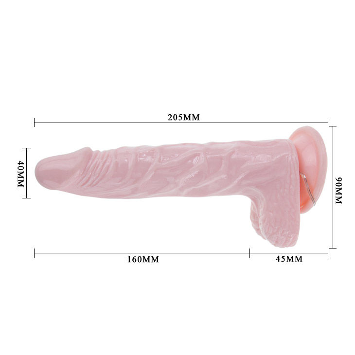 Baile Vibrators-Super Vibro Dong V-TPR, Ventosa · Vibratori (immagine 5)