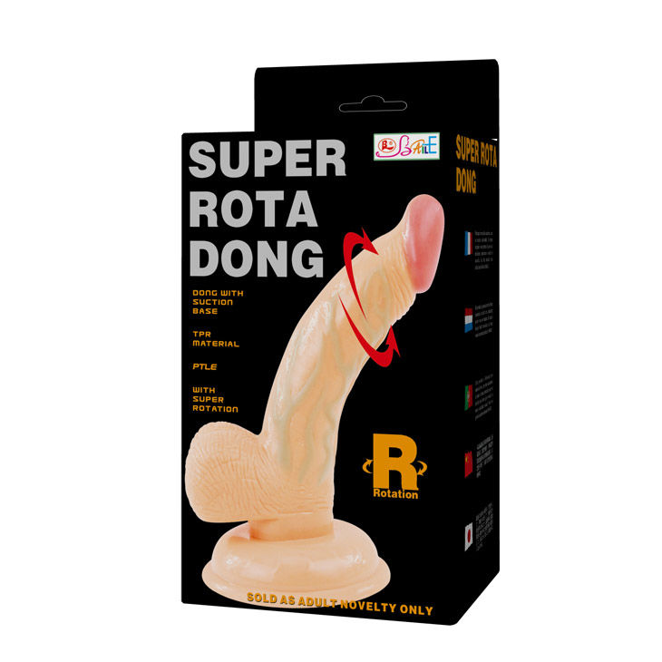 Baile Vibrators-Super Rota Dong Dildo Rotatore con Ventosa-TPR 3 Baile Vibrators-Super Rota Dong Dildo Rotatore con Ventosa-TPR · Vibratori (imaginea 3)