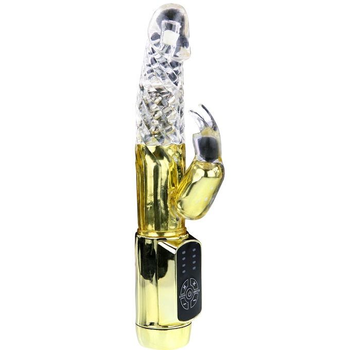 Baile Rotations-Us Rabbit Gold Prince-Silicone, 12 velocità