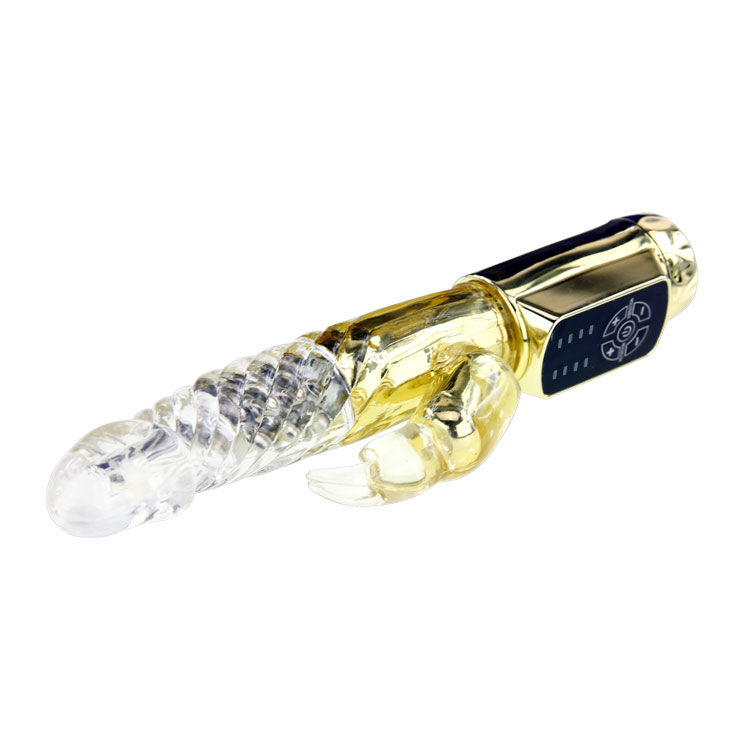 Baile Rotations-Us Rabbit Gold Prince-Silicone, 12 velocità · Vibratori (imaginea 9)