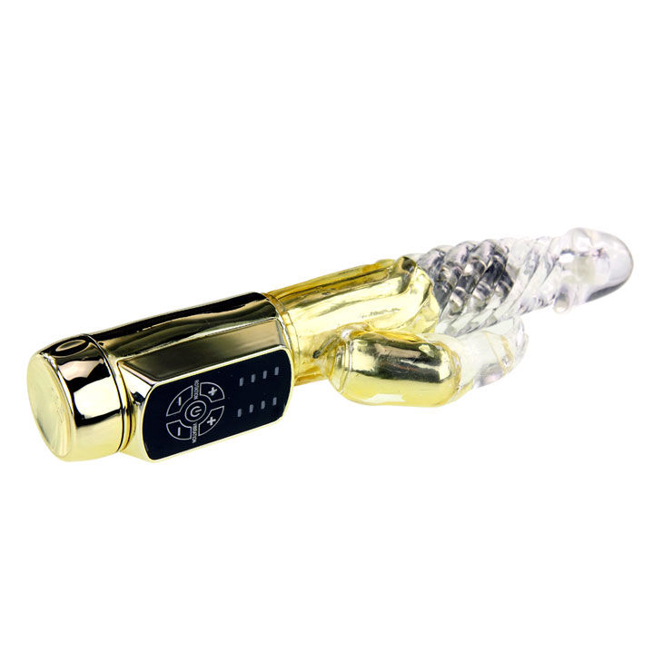 Baile Rotations-Us Rabbit Gold Prince-Silicone, 12 velocità · Vibratori (imaginea 8)