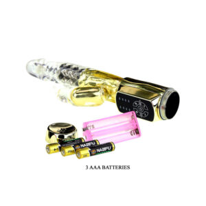 Baile Rotations-Us Rabbit Gold Prince-Silicone, 12 velocità · Vibratori (imaginea 5)