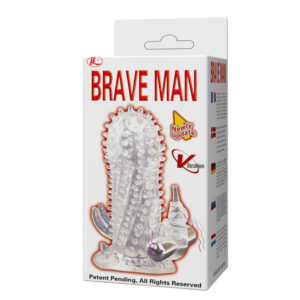 Baile For Him-Brave Man Rabbit Vibratore Estensione · Anelli & Guaine per pene (immagine 5)
