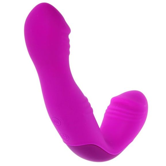Fun Toys-Angelo Arnes Lilla-Silicone, 12 velocità, Ricaricabile, USB