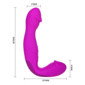 Fun Toys-Angelo Arnes Lilla-Silicone, 12 velocità, Ricaricabile, USB 16 Fun Toys-Angelo Arnes Lilla-Silicone, 12 velocità, Ricaricabile, USB — PRETTY LOVE · Strap-on & Imbracature (immagine 7)