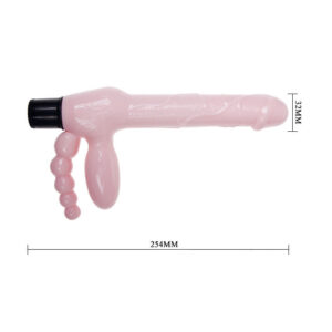 Baile-Imbracatura Tpr senza spalline con vibrazione e stimolazione anale 25.4 Cm · Strap-on & Imbracature (imaginea 7)