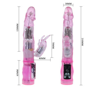 Baile Rotations-Mini Rabbit Intimate Lover Lilla-Silicone, 12 · Vibratori (imaginea 2)