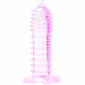 Baile For Him-Toc pentru Penis cu Puncte Stimulatoare Roz 14 · Inele & Mansoane Penis