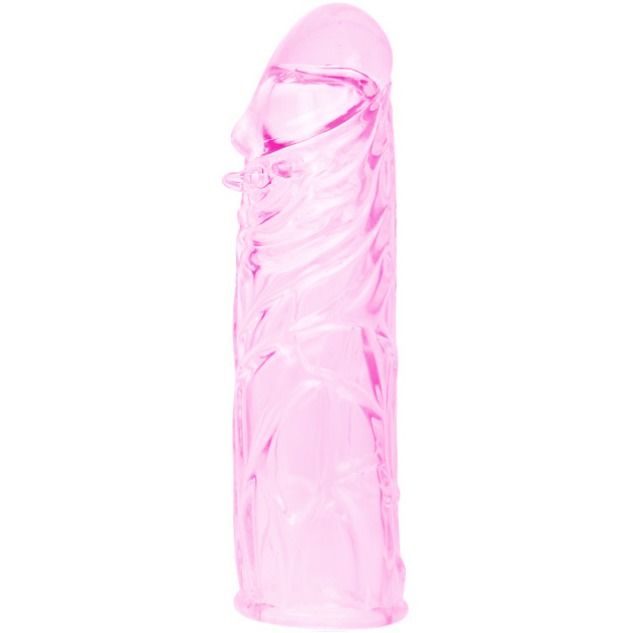 Baile For Him-Guaina di Silicone Stimolante Rosa, 13 Cm 1 Baile For Him-Guaina di Silicone Stimolante Rosa, 13 Cm · Anelli & Guaine per pene