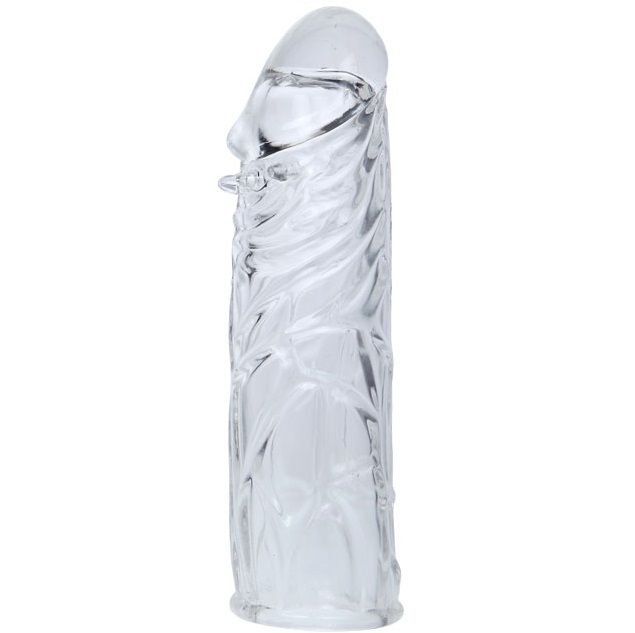 Baile For Him-Guaina Trasparente Silicone per Pene 13 cm 1 Baile For Him-Guaina Trasparente Silicone per Pene 13 cm · Anelli & Guaine per pene