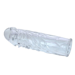 Baile For Him-Guaina Trasparente Silicone per Pene 13 cm 11 Baile For Him-Guaina Trasparente Silicone per Pene 13 cm · Anelli & Guaine per pene (imaginea 4)