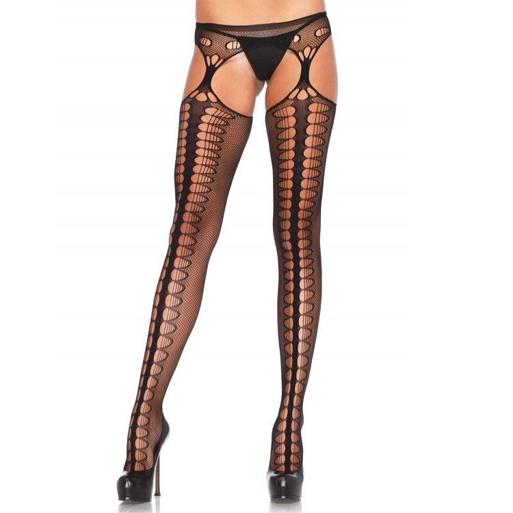 Leg Avenue Hosiery-Calze con Giarrettiera Esclusive 1062 Black