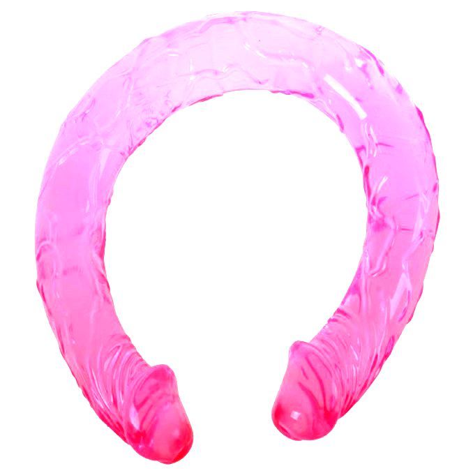 Baile Anal-Pink Double Dong 44.5 cm