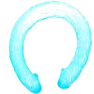 Baile Anal-Doppio Dong Blu 44.5 Cm