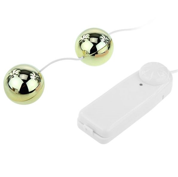 Baile Stimulating-Palline vaginali Vibrante Oro-Telecomando · Giocattoli anali (imaginea 7)