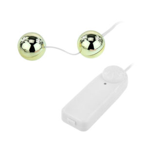 Baile Stimulating-Palline vaginali Vibrante Oro-Telecomando · Giocattoli anali (imaginea 6)