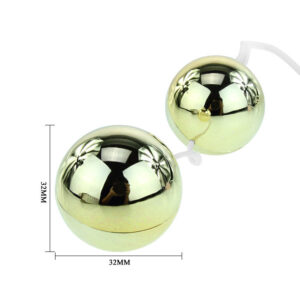 Baile Stimulating-Palline vaginali Vibrante Oro-Telecomando · Giocattoli anali (imaginea 5)