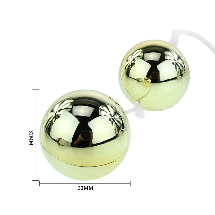 Baile Stimulating-Palline vaginali Vibrante Oro-Telecomando · Giocattoli anali (imaginea 5)