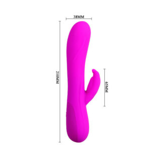 High Tech-Vibratore Stimolatore Barrette-Silicone, 12 velocità 13 High Tech-Vibratore Stimolatore Barrette-Silicone, 12 velocità — PRETTY LOVE · Vibratori (imaginea 5)