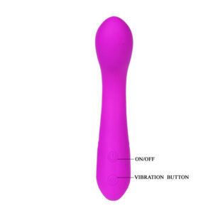 High Tech-Tony Massaggiatore Lilla-Silicone, 12 velocità, Ricaricabile, USB — PRETTY LOVE · Vibratori (imaginea 5)